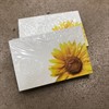 KORT 6x9 CM YELLOW SUNFLOWER 1x50